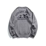 Unisex Sweater Autumn Back Letter Printed Sweater