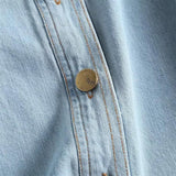 Women Jacket Denim Shirt Women's Spring and Autumn Retro Coat