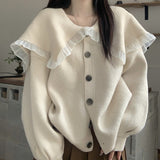 Women Knitwear Autumn and Winter Sweater Coat Loose Knitted Cardigan