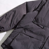 Unisex Winter Cotton Coat Three-Dimensional Pocket Decorative Hooded down Jacket