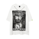 Men T Shirt Hip Hop Short Sleeve T-shirt Men and Women Oversize