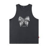 Mens Vest Bear Print Sleeveless T-Shirt Basketball Vest