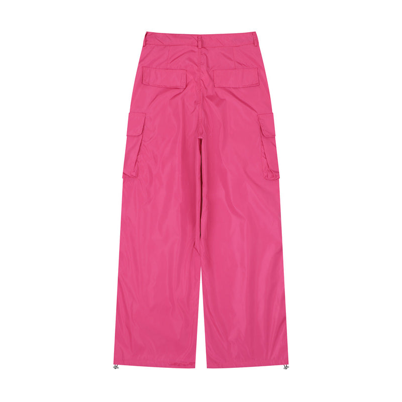 Men Sweatpants Casual Pants Men Loose Sports Cargo Wide-Leg Straight Trousers