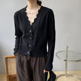 Women Cardigan Sweater Autumn Long Sleeve Cardigan 8t8190