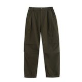 Women Sweatpants Overalls Loose Straight Wide-Leg Casual Retro Ankle-Tied Pants