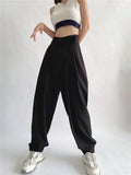 Women Sweatpants Autumn Wide Leg Pants Baggy Straight Trousers
