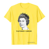 Inspired by Queen's Platinum Jubilee 2022 Elizabeth 70 Years T-shirt Figure Short Sleeve T-shirt