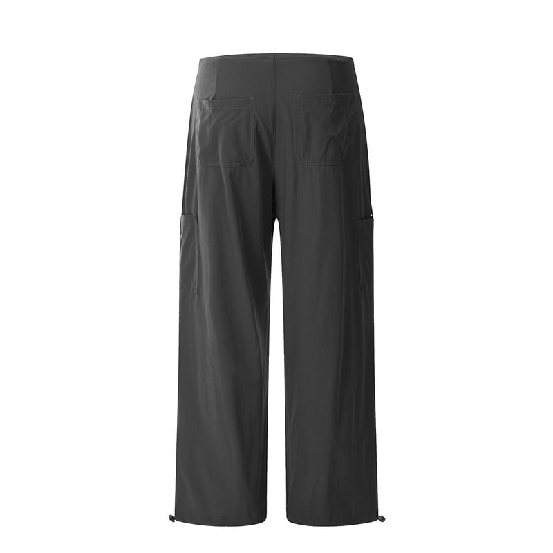 Men Sweatpants Loose Casual Thin Drawstring Quick-Drying Exercise Ankle-Tied Trousers