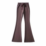 Women Sweatpants Bell-Bottom Pants Fall Casual Pants