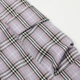 Men Sweatpants Plaid Casual Working Pants Loose Pockets Wide-Leg Straight Trousers