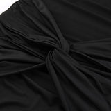 Women Dresses Black Slip Dress Long Dress (Bla0420)