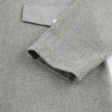 Women Trench Coat Gray Woolen Coat Autumn and Winter Suit