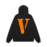 Vlone Hoodie autumn and winter red big V letter