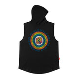 Men Vest Summer Hip Hop Vest Retro Sleeveless T-shirt