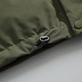 Unisex Winter Cotton Coat Lapel down Jacket Retro Loose Velvet down Jacket