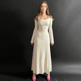 Women Dresses Summer Square Collar Dress