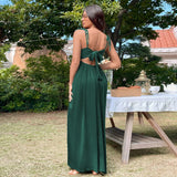 Women Dress Beach Dress Sexy Backless Spaghetti Straps Dress
