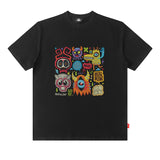 Men T Shirt Hip Hop Retro Couple Short Sleeve T-shirt
