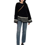 Women Knitwear Autumn and Winter round Neck Knitwear Loose Sweater