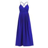 Women Date Dress Summer Slim Fit Lace Lace Spaghetti-Strap Dress