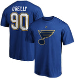 NHL T-Shirts NHL Blues Ice Hockey Suit T-Shirt Sports Loose T-Shirt Short Sleeve