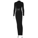 Women Dresses Fall Slim Fit Long Sleeve Dress