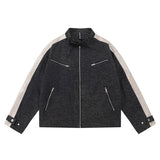 Unisex Jacket Fall Contrast Color Jacket