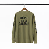 Gallery Dept T Shitrs Vintage Los Angeles Printed round Neck Long Sleeve T-shirt for Men