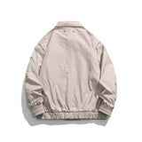 Unisex Jacket Fall Lapels Contrast Color Jacket