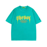 Men T Shirt Letter Print Couple Short Sleeve T-shirt