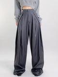 Women Sweatpants Wide Leg Pants Draped Casual Pants