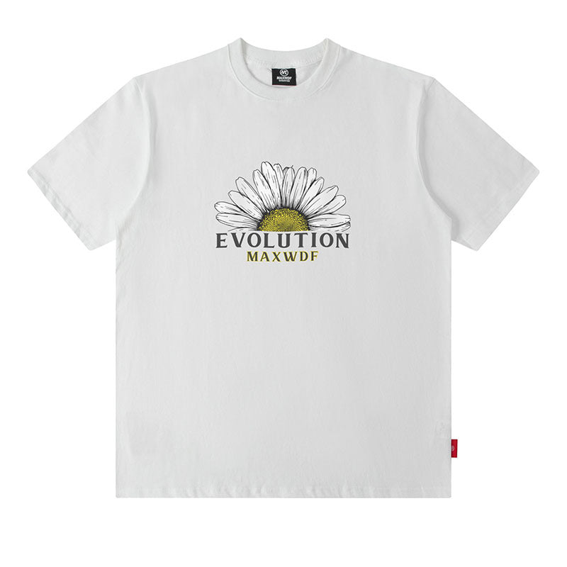 Men T Shirt Vintage Ethnic Print Short Sleeve T-shirt