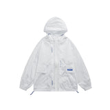 Unisex Jacket Hooded Hooded Jacket Jacket Men and Women Shell Jacket