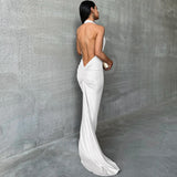 Women Dresses Autumn Sexy Backless Dress