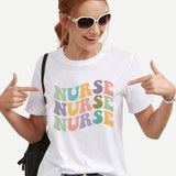 T Shirts for Women Nurse Fashion Graphic Y2k Tops