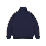 Unisex Jacket Autumn Sports Stand Collar Jacket Men's and Women's Same Style Top Loose Half Zipper Jacket