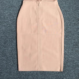 Women Evening Dress Tight Bandage One-Piece Dress Hollow Sexy Hip Skirt