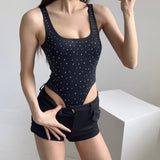 Women Tops Summer Vest Jumpsuit Sexy Top
