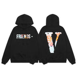Vlone Hoodie Autumn/Winter Phantom Big V Letter Hooded