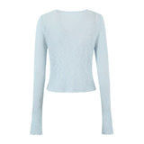 Women Tops Summer Bow Sun Protection Sweater Top