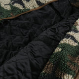 Unisex Winter Cotton Coat Camouflage Berber Fleece Cotton Coat Vintage Embroidered Cotton Jacket