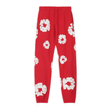 Denim Tears Outfit:Hoodie/Sweatpants (Separate Purchase Options) Loose Hooded Sweatshirt Casual Sweatpants