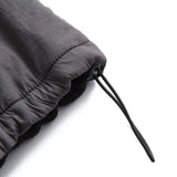 Unisex Winter Cotton Coat Retro Warm Thickening Stand Collar Color Matching Polar Fleece Jacket Cotton-Padded Jacket