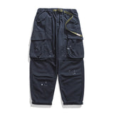 Men Sweatpants Cargo Trousers Men's Loose Wide Leg Track Pants