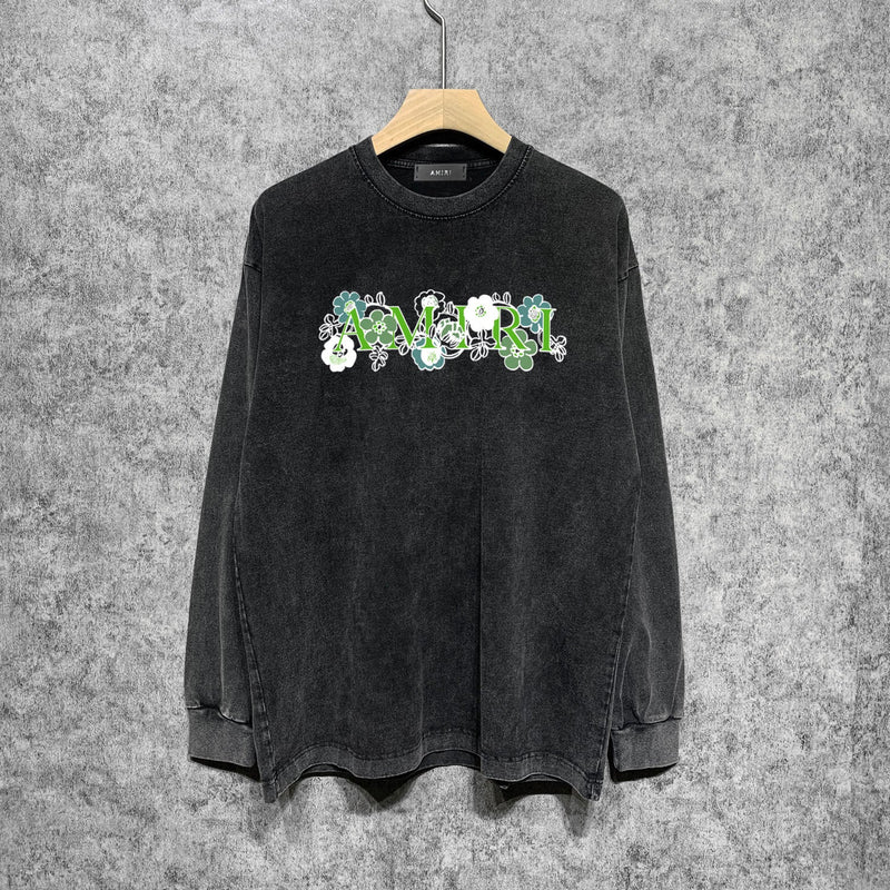 Amiri Long-Sleeve Shirt Vintage Long Sleeve T-shirt