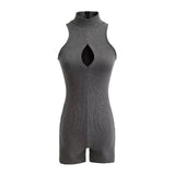 Women Dresses Summer Jumpsuit Hollow Sexy Shorts (Xds0414)
