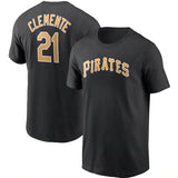 MLB T-Shirts MLB Pirates T-Shirt Outer Sports Baseball Uniform T-Shirt Men's Short Sleeves