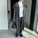 Women Cardigan Sweater Autumn Sweater Coat Lapel A3310