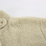 Women Trench Coat Autumn Winter Berber Fleece Coat Stand Collar Casual Loose