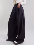 Women Sweatpants Wide Leg Pants Draped Casual Pants